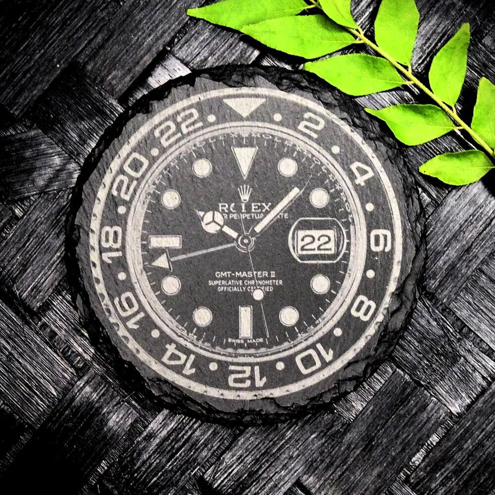 Rolex GMT Master II 116710 Slate Coasters Set of 4 Batman GMT
